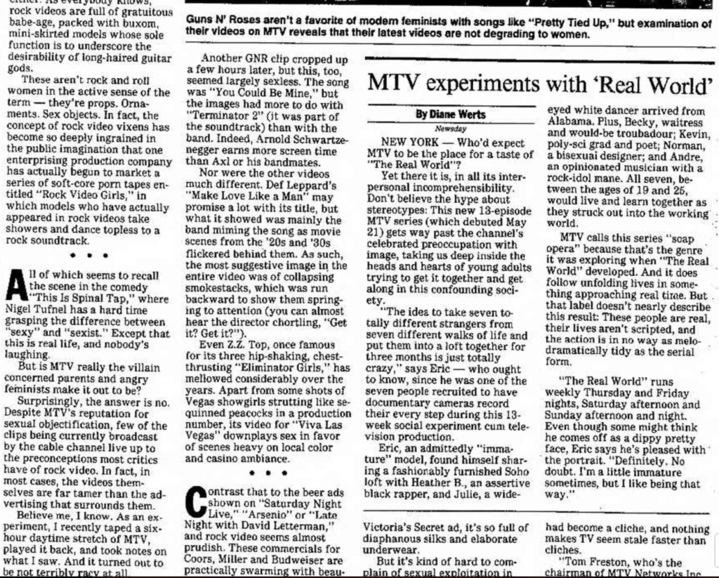 1992.05.29 - Madison Capital Times - MTV's Use of Rock Video Vixens Sags Madiso17