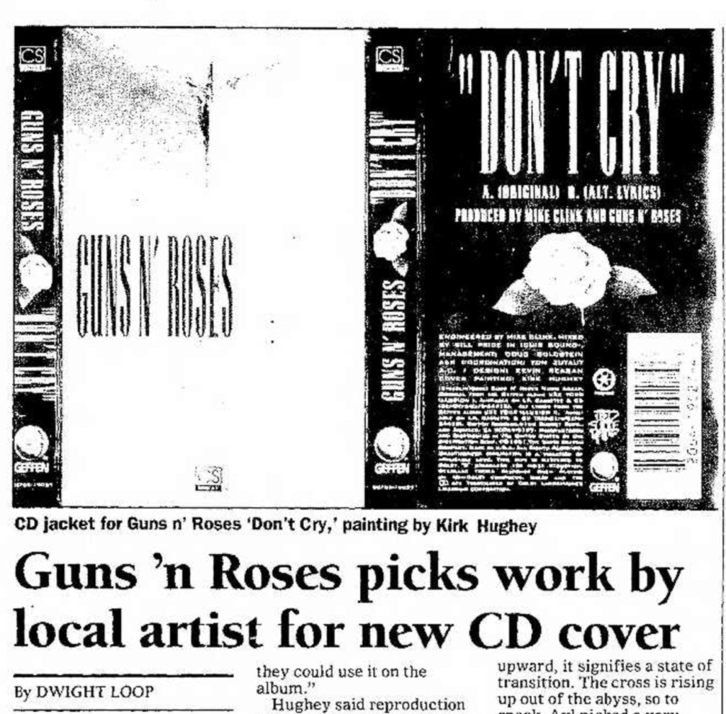 1991.12.20 - Santa Fe New Mexican, Guns N' Roses Picks Work by Local Artist for New CD Cover Santa_31