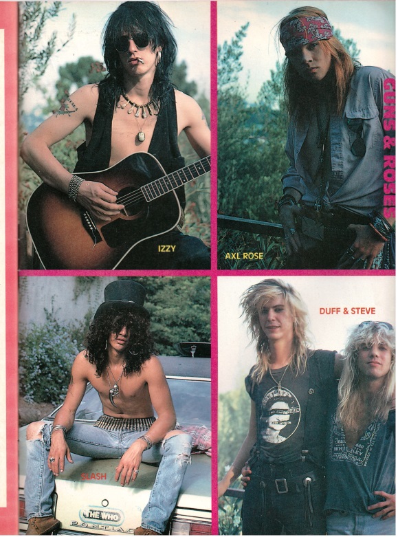 1986.05.DD - Concert Shots - GN'R Think They're Tough (Axl, Slash, Izzy, Steven) Uten_178