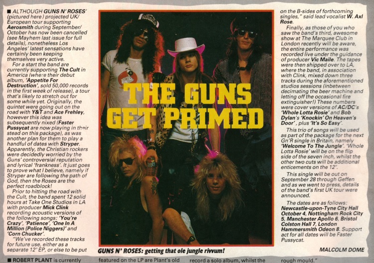 1987.08.20 - Kerrang! - The Guns Get Primed (Axl) Uten_179