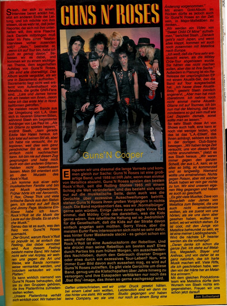 1988.04.DD - Metal Hammer (Germany) - Guns N' Roses (Slash) Uten_223