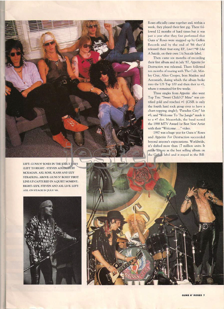 1993.01.DD - Guns N' Roses Australian Tour Special Uten_n20