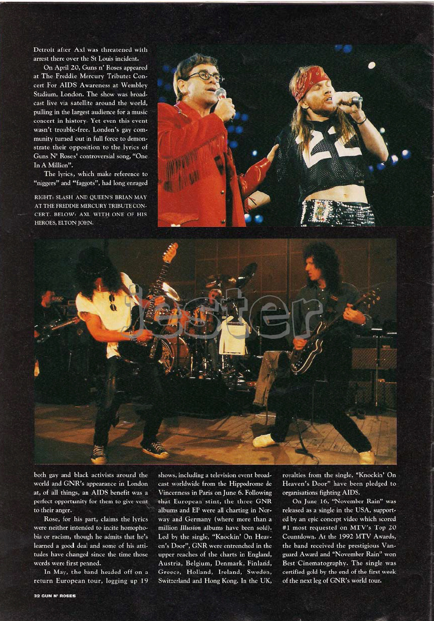 1993.01.DD - Guns N' Roses Australian Tour Special Uten_n32