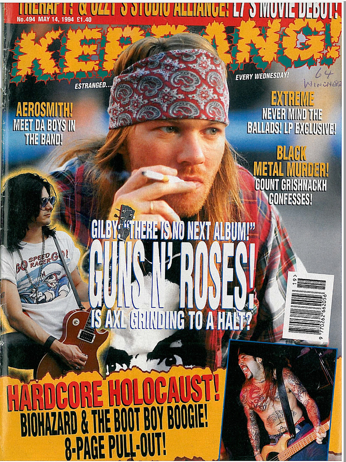 1994.05.14 - Kerrang! - War of the Roses (Gilby) Uten_n42