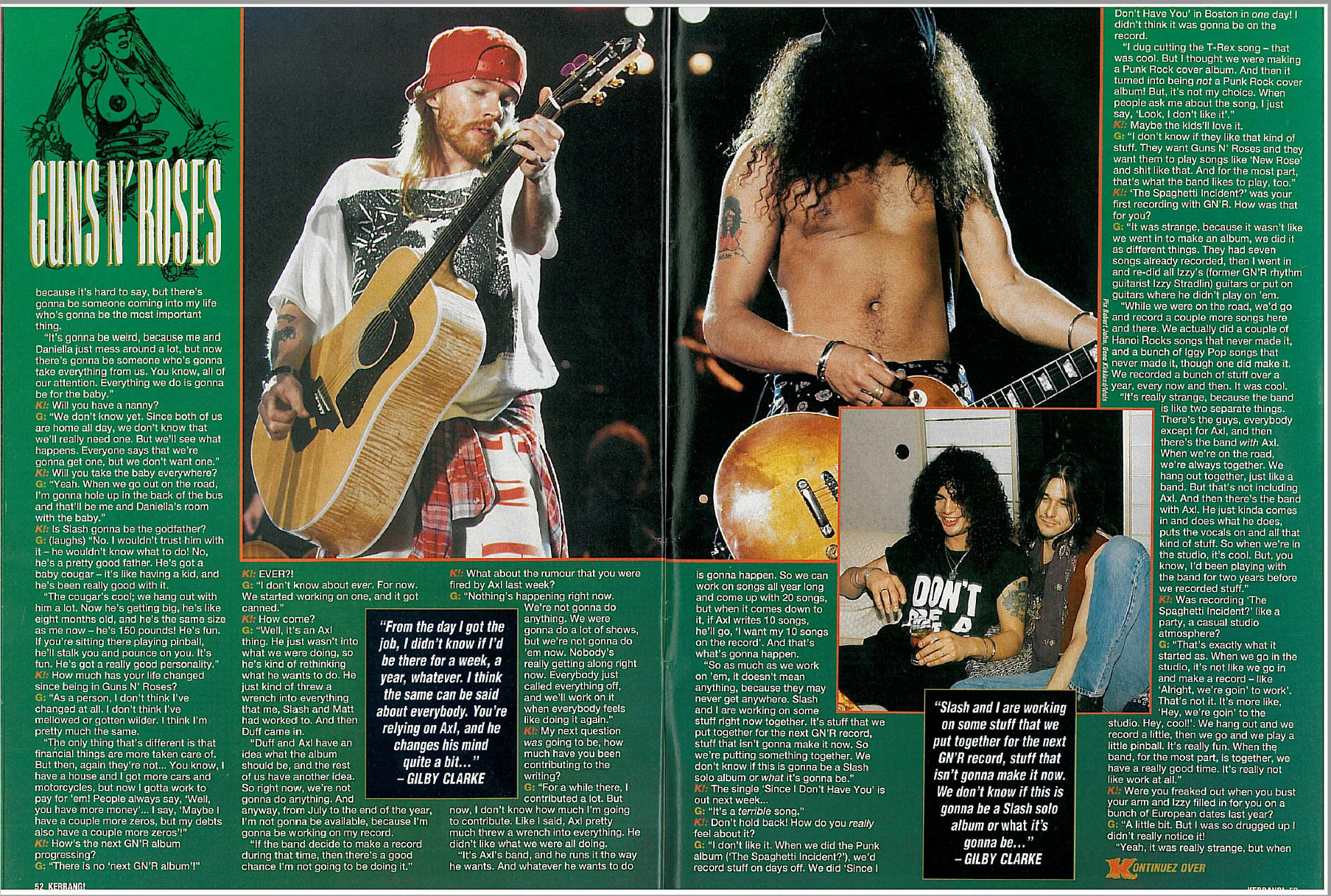 1994.05.14 - Kerrang! - War of the Roses (Gilby) Uten_n45