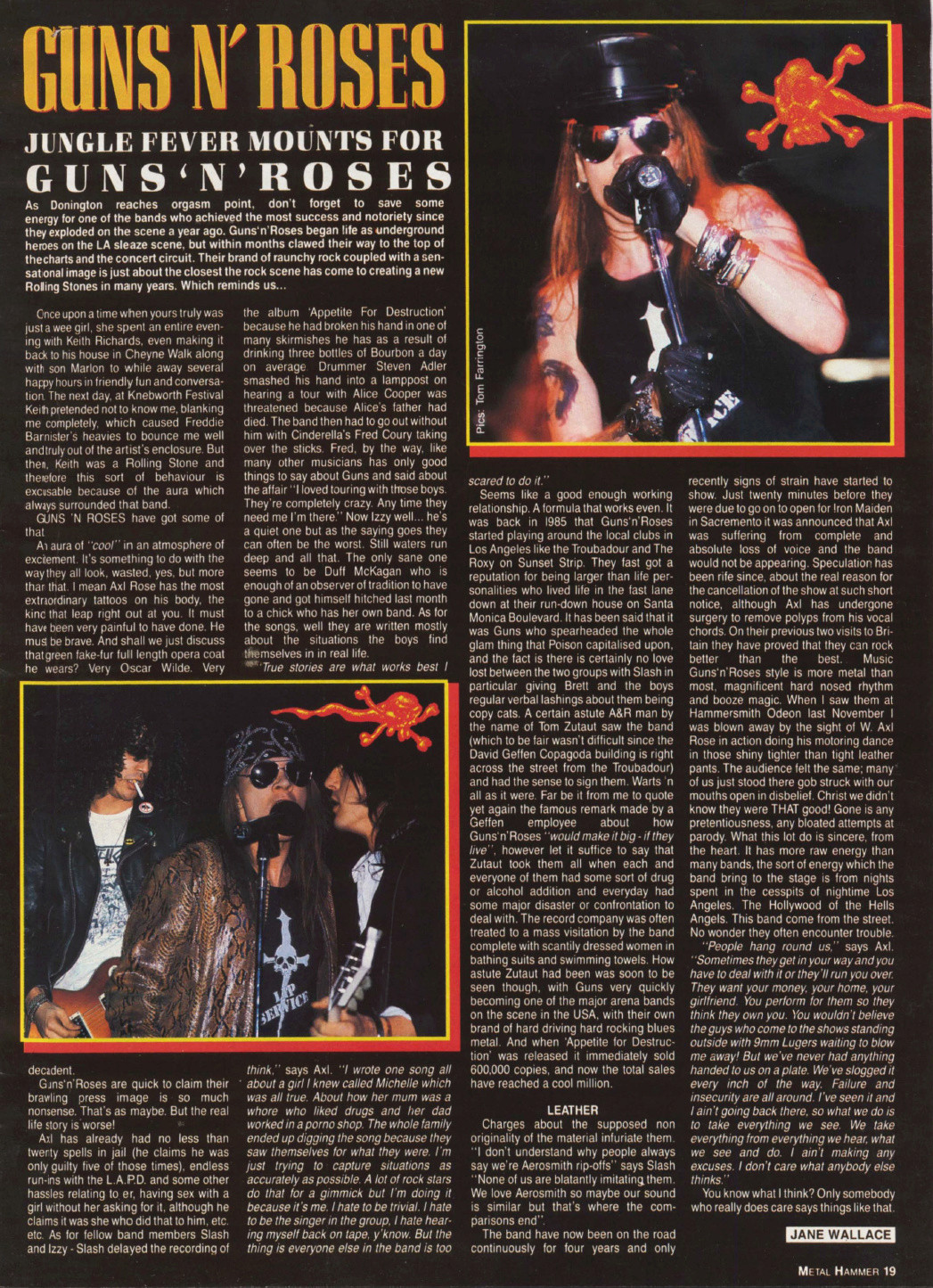 1988.08.01 - Metal Hammer - Jungle Fever Mounts for Guns N' Roses Uten_n53