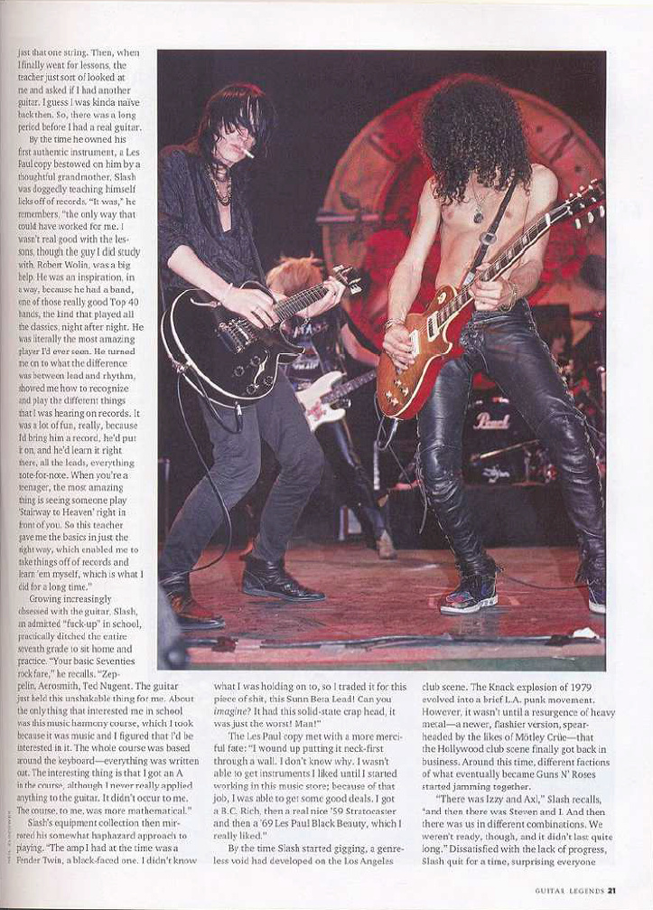 1989.03.DD - Guitar World - Agony n' Excesses (Slash and Izzy) Uten_n89