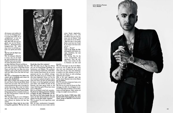 Bill and Tom - Photoshoot by Christian Anwander for "L'Officiel Hommes"  (2014) B4cure10