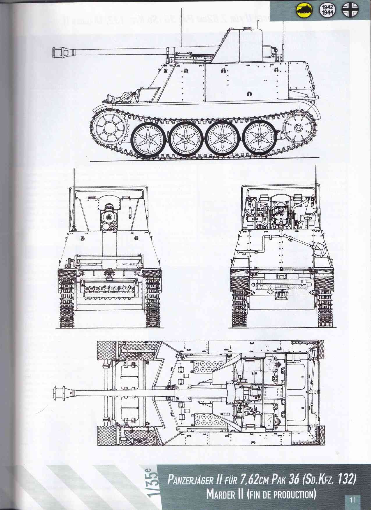 Le "Panzerjäger II für 7,62cm Pak 36 Marder II" Marder16
