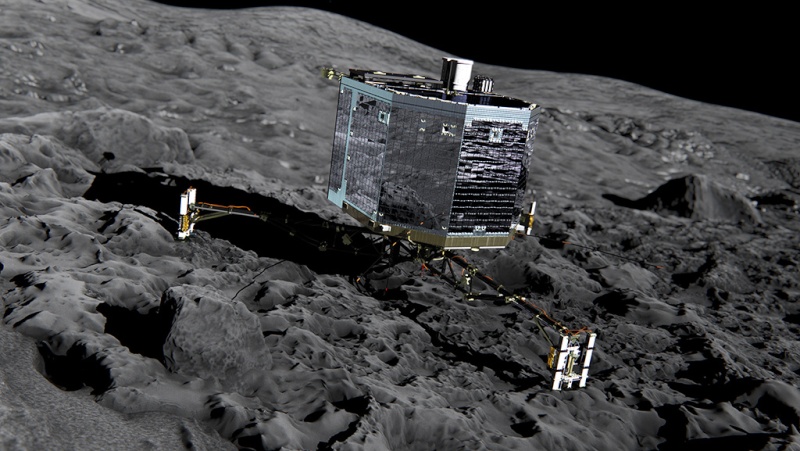 la sonde Rosetta et son atterrisseur Philae Philae10
