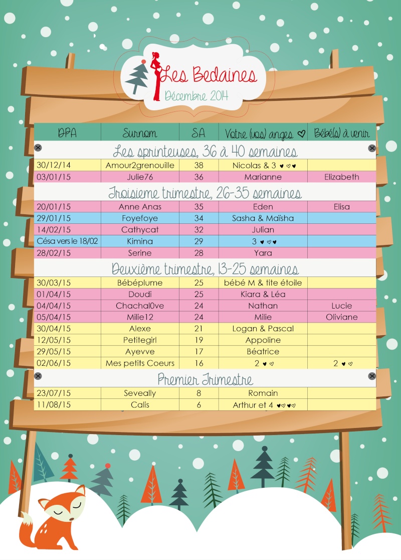 Tableau des bedaines du 08 au 14 décembre 2014  Tablo_20