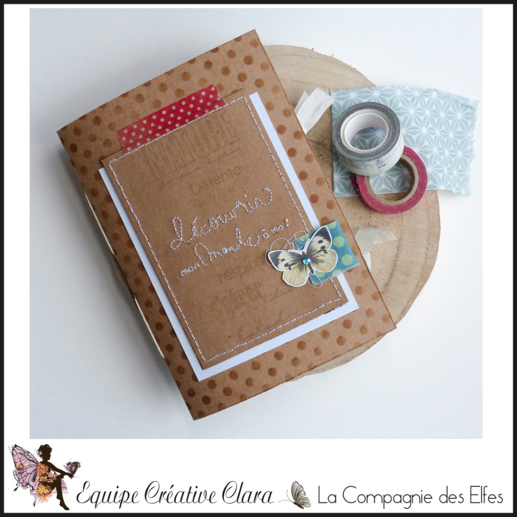 Mini album junk journal par Clara. Dt010