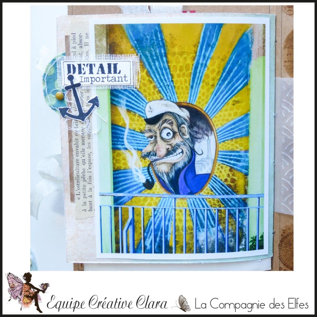 Mini album junk journal par Clara. Dt1110