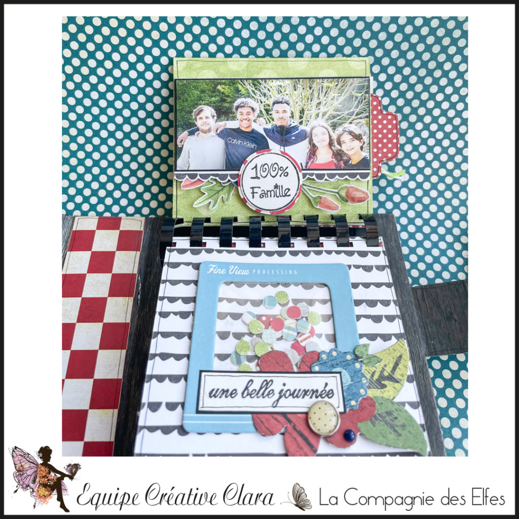 Mini album famille par Clara Dt412