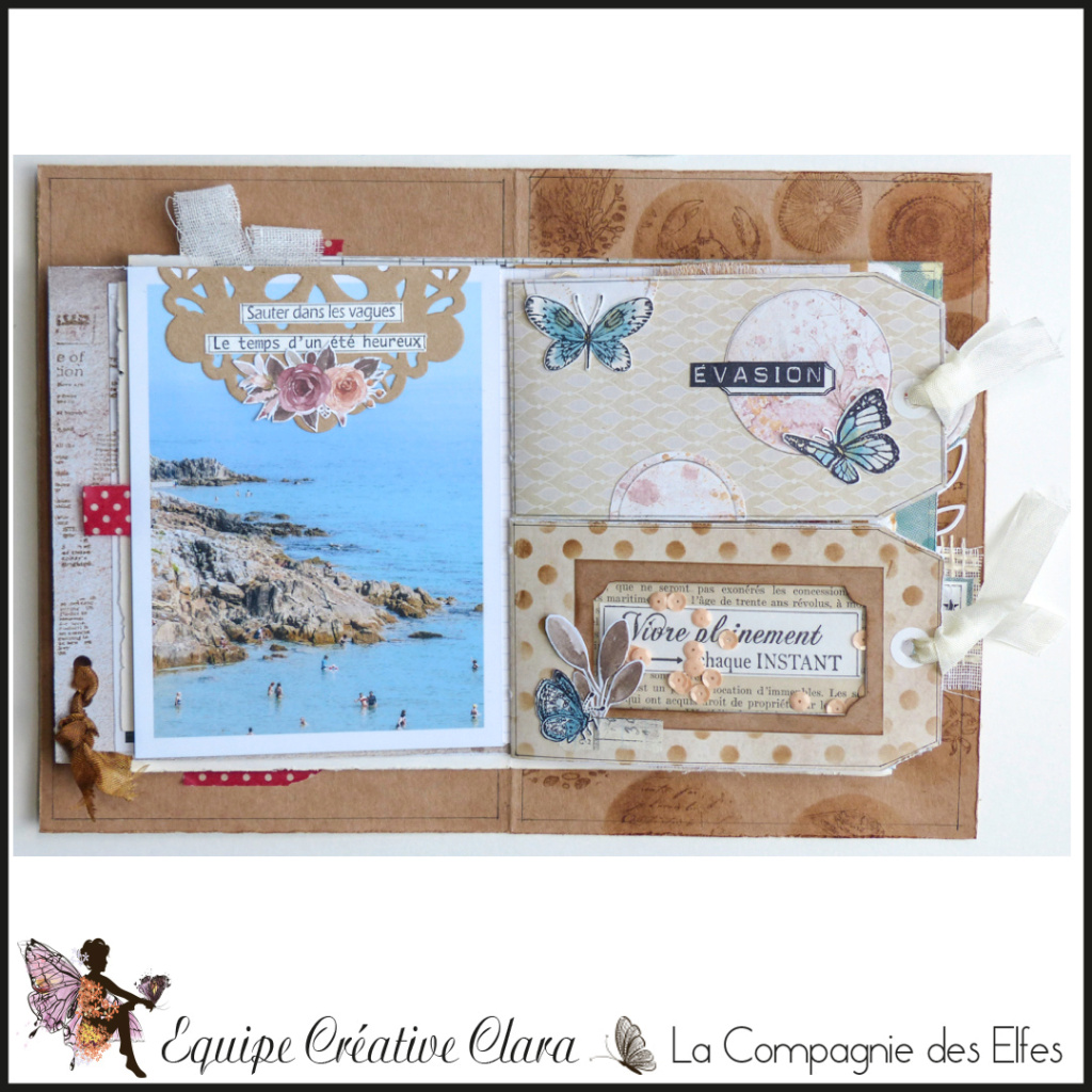 Mini album junk journal par Clara. Dt610