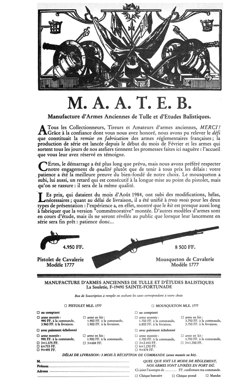 Pistolet 1777 MAATEB - Page 3 Maa-3010