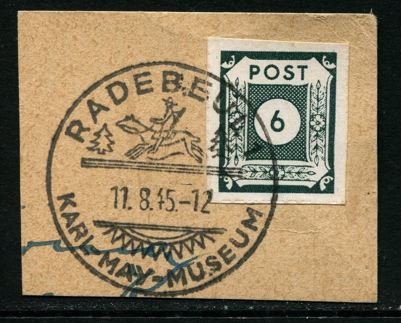 1945 - Ortswerbestempel - Deutschland nach 1945 (Handstempel) Sonder10