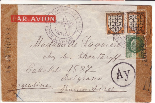 Qui connaît le Tarif postal de France vers le Mozambique en 1943 ? 1004510