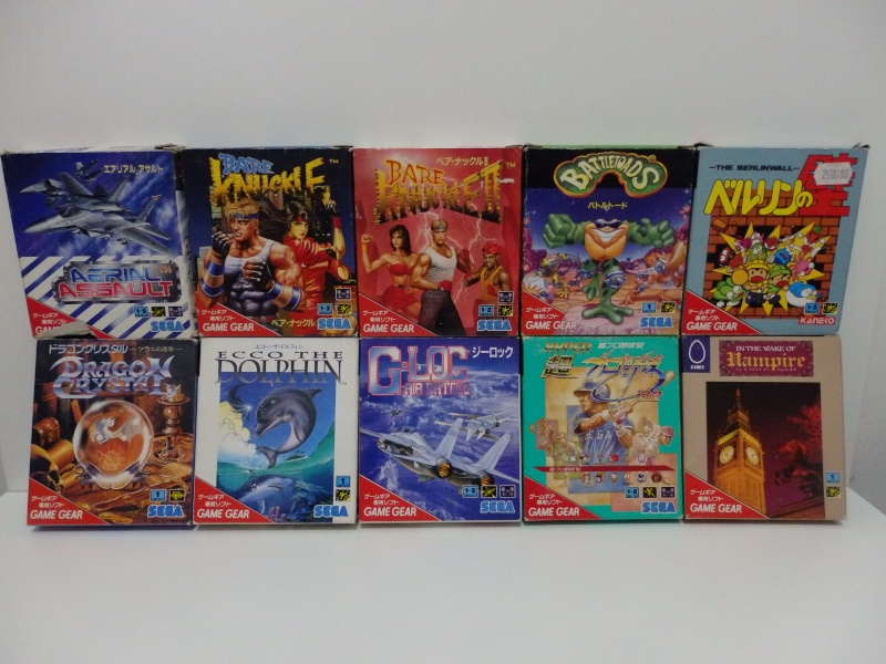 [VDS]  Jeux Sega Game Gear 22 jeux PAL et 26 jeux JAP en boite Pb300010