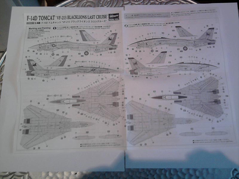 F-14D Tomcat 'Blacklions Last Cruise' / Hasegawa, 1:48 04_13