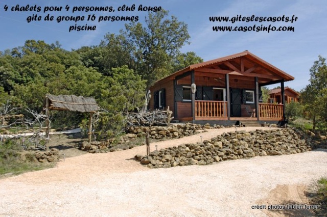 Location chalets avec piscine face au chateau de peyrepertus, 11350 Rouffiac-des-Corbières (Aude) 1110