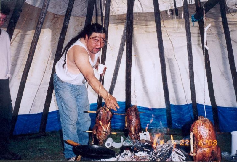 Cuisine d'un jambon de sanglier au fond des bois Sans_t10