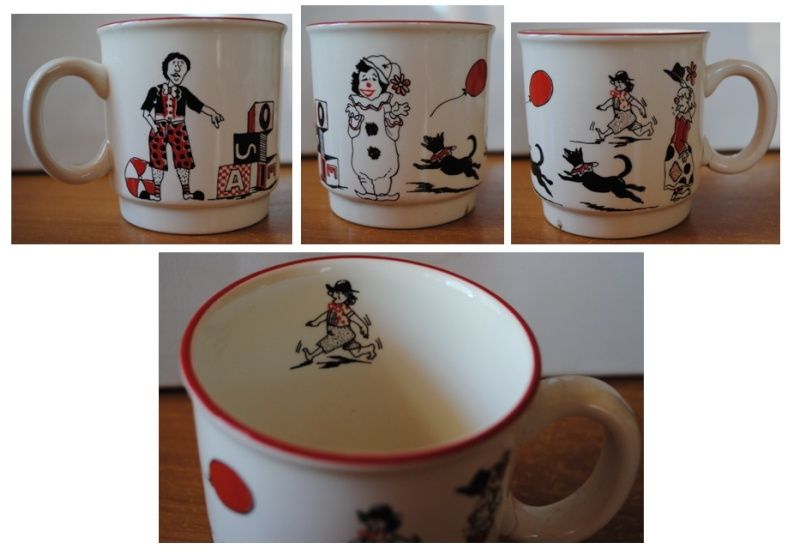 Just Kids Mugs - Set of three Clown12