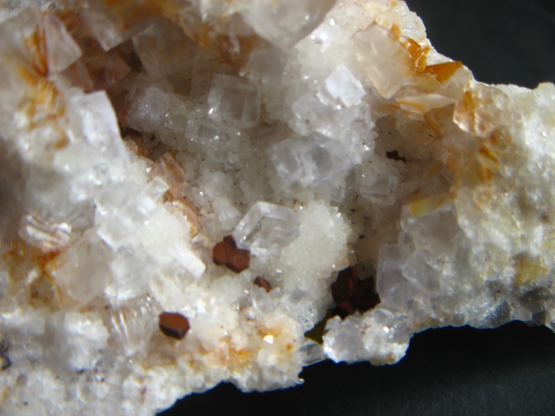 Différentes fluorites de la mine CLARA 01314