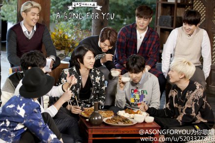 'A song for you' weibo update avec/with Super Junior 11-11-14 005g8d20