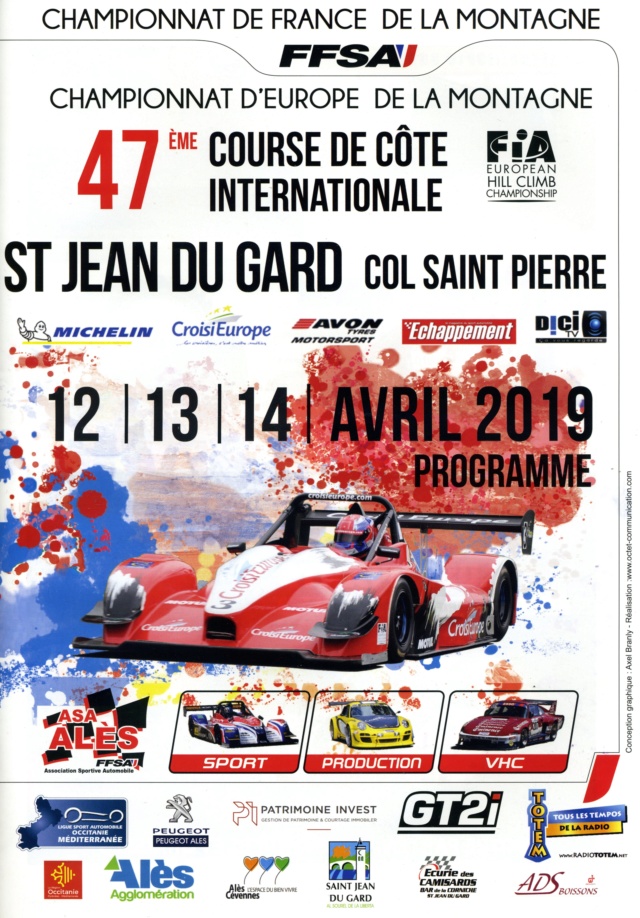  Course de Côte du Col St PIERRE 2019 Championnat EUROPE + FRANCE Affich11