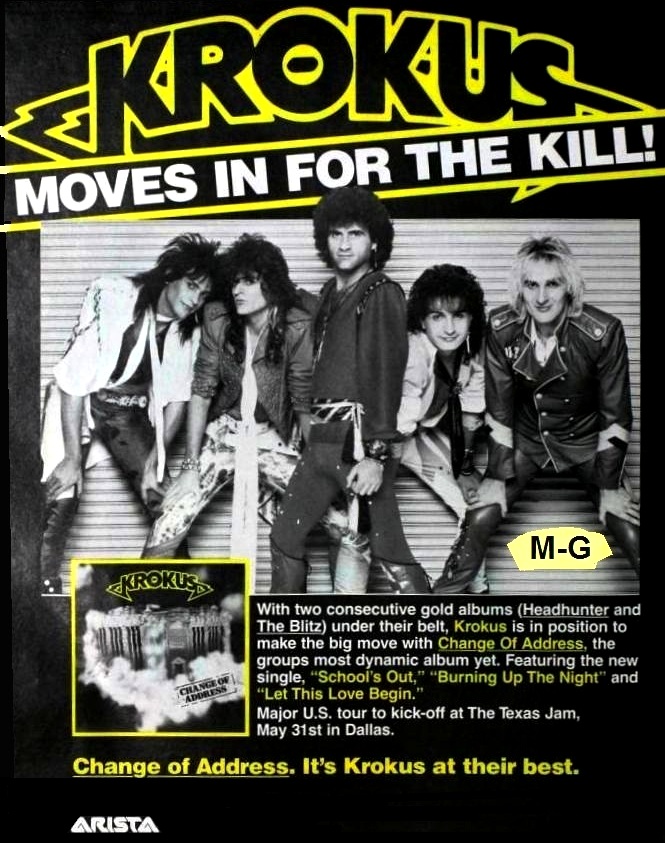 Krokus - 1986 - Change of address 1021