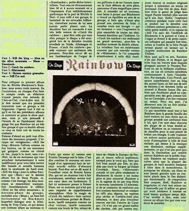 Rainbow - 1977 - On stage 1501010