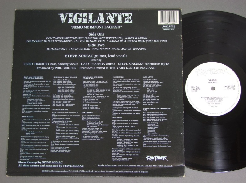 Vardis - 1986 - Vigilante G0896411