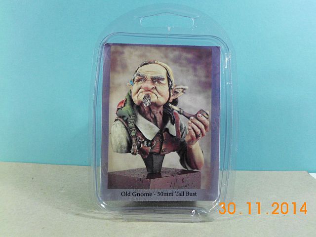 War Griffon Miniatures - Old Gnome - 50mm Büste - Fertig 513