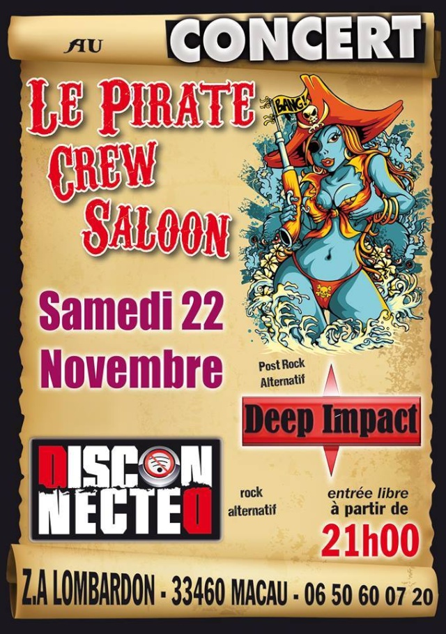 Concert des Pirates le 22 Novembre 2014 au Pirate Crew Saloon à Macau 10805310