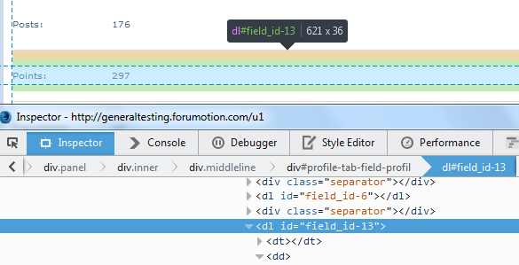 Read profile fields and add them to a table. Captur78