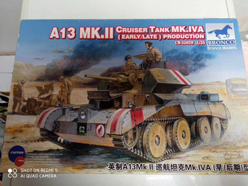 Tank Cruiser MK.IVA .A13 MK.II 1/35 de chez Bronco 172