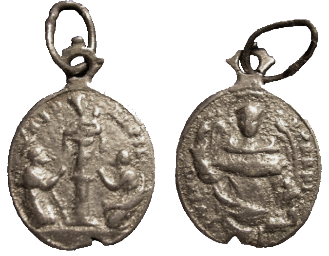 Iconografía de  la VIRGEN DEL  PILAR  en las medallas devocionales Pilar_42