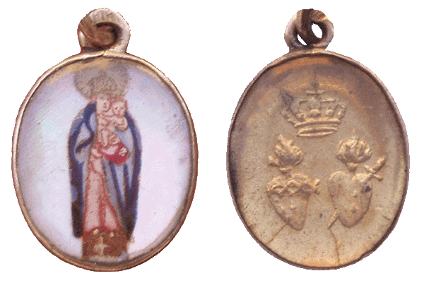 Iconografía de  la VIRGEN DEL  PILAR  en las medallas devocionales Pilar_50