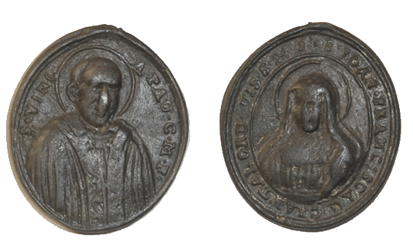 San Vicente de Paul / Beata Juan Francisca de Chantal, s. XVIII Vicent10