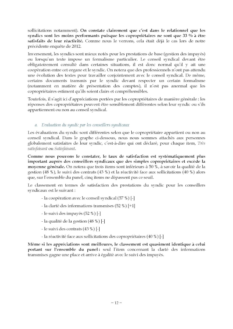 10nov 2014 - Evaluation enquête qualité Syndic Barome22