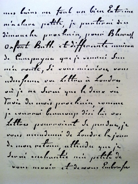Lettres de la princesse de Lamballe Lettre11