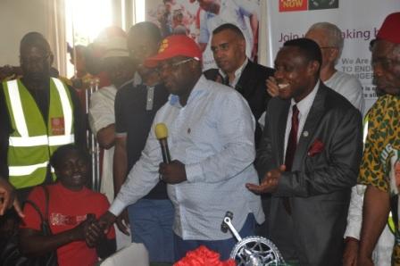 PROF. AHANEKU JOINS SIR EMEKA OFFOR FOUNDATION IN MARKING THE 2014 WORLD POLIO DAY Ahanek10