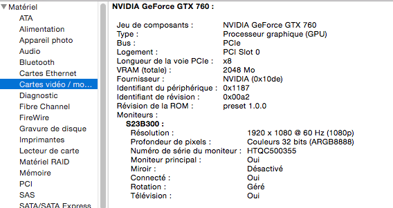 HP Pavillion 500-211nf Mavericks 10.9.5 & Yosemite10.10 R10