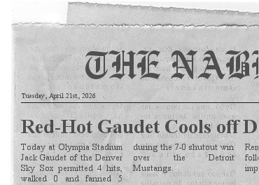 Red-Hot Gaudet Cools off Detroit Newspa14