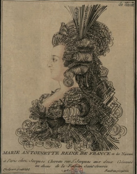 bernard - Les Bernard : portraits calligraphiques, dit au trait de plume, de Marie-Antoinette et Louis XVI Unknow30