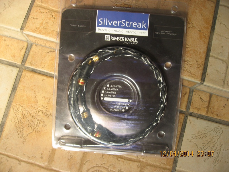 Kimber Silver Streak RCA Interconnect - 1m Img_4732