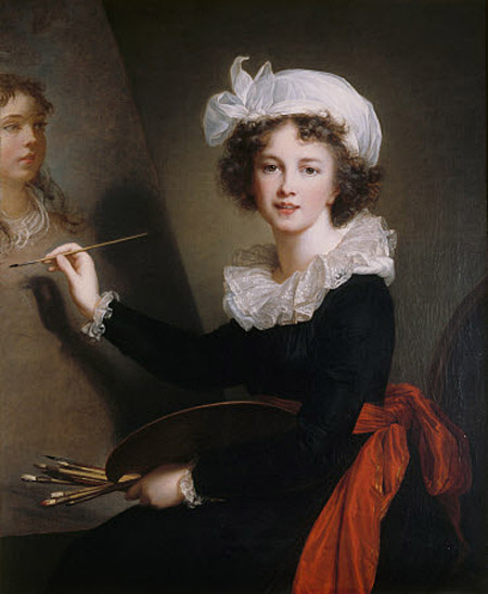 Elisabeth Vigée Lebrun, l'autoportait de 1790, Marie Antoinette et la Révolution Vlbflo10