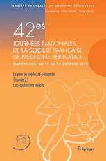 Livre"42es Journées nationales de SFMPérinatale" 97828115