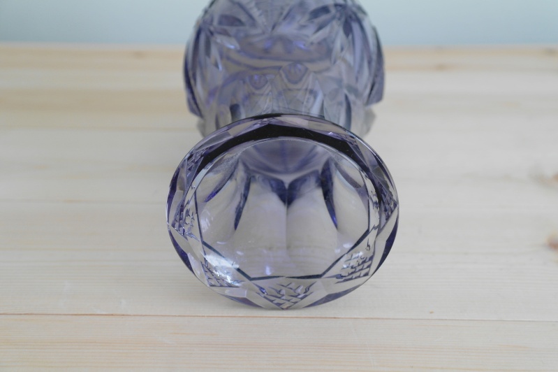 Purple Cut Glass Vase - Wedgwood, Waterford or Junk? Sam_1416